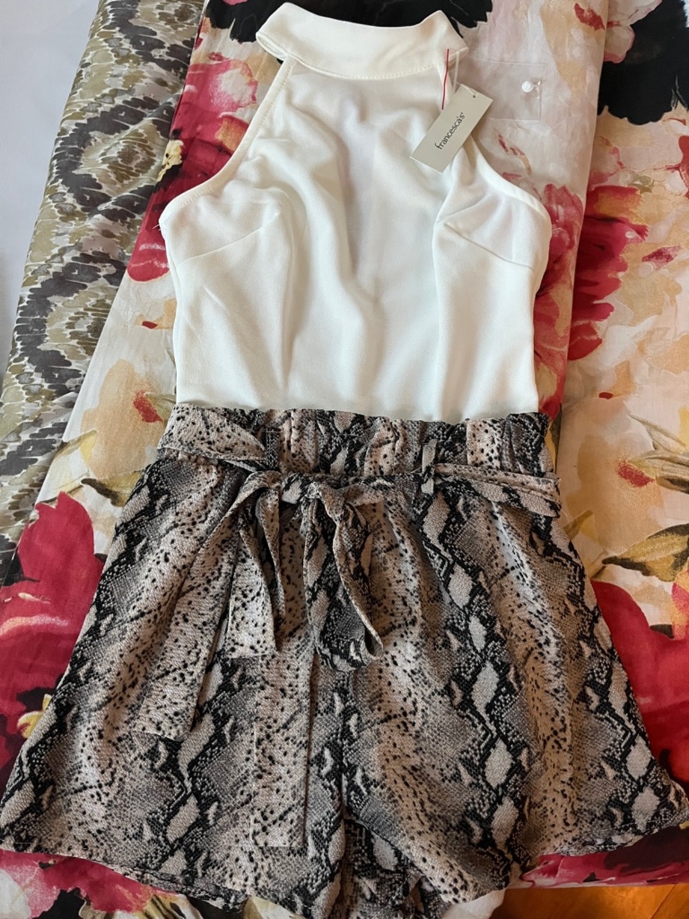 Francesca's White Romper